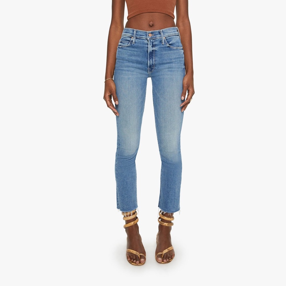 Mid-Rise Dazzler Ankle Fray
